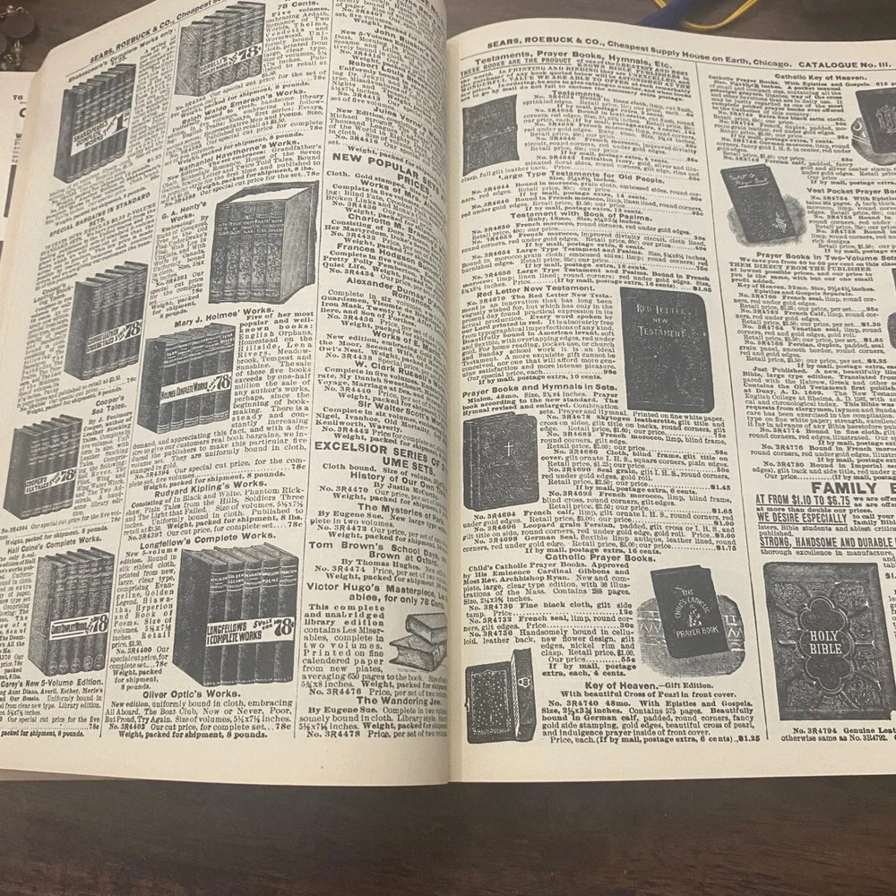 1902 Sears Roebuck Catalogue Bounty Books 1969 Reproduction Cleveland Amory